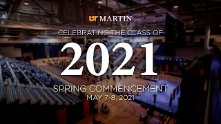 UT Martin Spring 2021 Commencement, May 8 at 2 p.m.