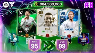 95 TO 99 OVR | OUR BIGGEST 900 MILLION F2P TEAM UPGRADE + PACK OPENING | FC MOBILE F2P RTG SERIES #8