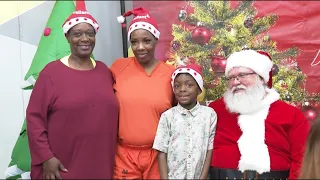 Incarcerated mothers in Harris County reunite with their children for Christmas