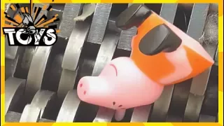 Shredding Peppa Pig Family Toys #2