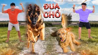 Quang BM | Thử Thách Đua Chó 🐶| Challenge With Dogs