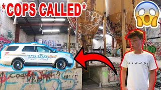 Sneaking Into An Abandoned Slaughterhouse! *COPS CALLED*