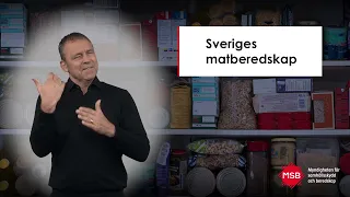 Teckenspråk - Vår beredskap för matbrist