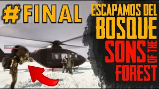 EL FINAL DE SONS OF THE FOREST | ESCAPAMOS DEL BOSQUE JUNTO A TIMMY Y SU PADRE | FINAL