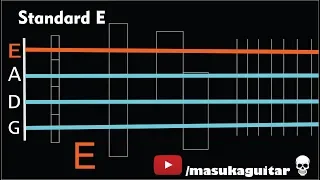 【BASS TUNER】[ E Standard ] (E A D G)