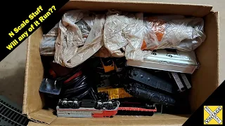 Box of N Scale Locomotives and Cars - Will any of it Run?