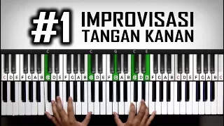 Improvisasi Tangan Kanan step #1 | Csus4 | Belajar Piano Keyboard