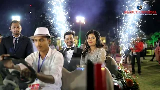 Bride & Groom Entry | Vintage Car | Flower Shower | Cold Pyro | Directed by Maaruti Universal