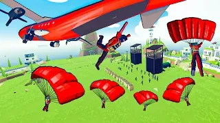 TABS - Incredible PARADROP To Take Over the Military Base in Totally Accurate Battle Simulator!