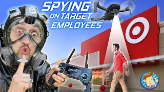 SPYING on TARGET Deliveries! Essential Supplies Drone! (FV Family Snake Camera Surprise Vlog)