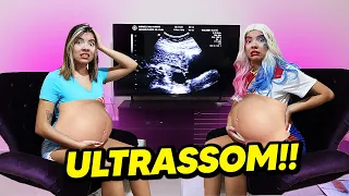 DESCOBRIMOS ALGO SURPREENDE NO ULTRASSOM DA ARLEQUINA GRÁVIDA E DA WENDY GRÁVIDA!