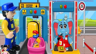 BabyBus - Tiki Mimi và trò chơi thử làm nhân viên sân bay
