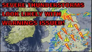 Severe Thunderstorms Look Likely with Warnings Issued! 13th August 2022