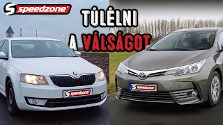 Toyota Corolla vs. Skoda Octavia - Túlélni a válságot (Speedzone használtteszt)