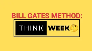 BILL GATES' THE THINK WEEK