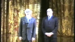 Полад Бюльбюль оглы и Михаил Швыдкой. Большой театр России 2001 год.