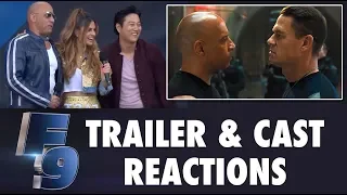 Fast & Furious 9 – Official F9 Trailer & Cast Reactions!