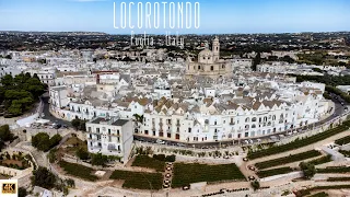 🇮🇹 4K drone video of Locorotondo, Puglia, Italy.