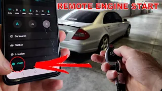 Mercedes Retrofit. Install Intelligent Remote Engine Start from the Phone on Mercedes W211 FBS3