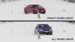 2018 Skoda Superb 4x4 Ice Driving Tips