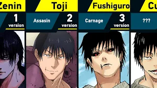 Evolution of Toji Fushiguro/Zenin in Jujutsu Kaisen