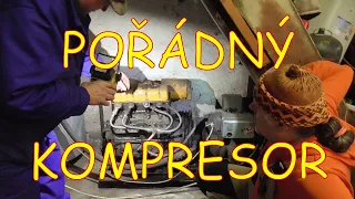 Honzův pořádný kompresor z motoru Octavia