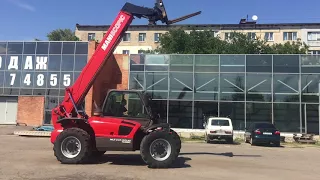 Телескопический погрузчик Manitou - обзор б/у погрузчика от ООО "БФ-Логистик"