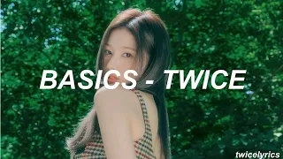 basics - twice (easy lyrics)