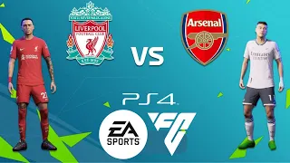 Arsenal VS Liverpool - EA Sports FC 24 PS4 - PlayStation 4 Gameplay