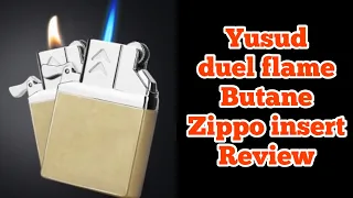 Dual flame Zippo butane insert by Yusud review￼