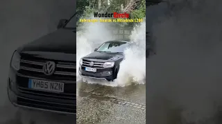 Volkswagen Amarok vs Mitsubishi L200 in Rufford Ford Flood