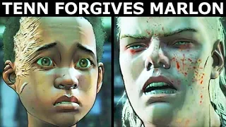 Tenn Forgives Marlon For Giving Away Sophie & Minnie - The Walking Dead Final Season 4 Episode 1