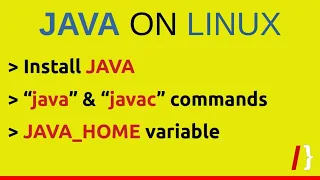 Java Linux installation | Set up "java"  and "javac" commands | Add JAVA_HOME to env | aducators.in