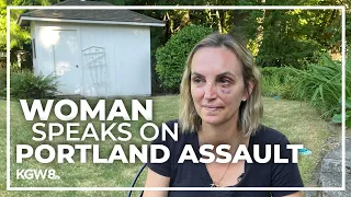 Woman speaks out after being struck with metal bottle in 'random assault'