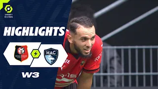 STADE RENNAIS FC - HAVRE AC (2 - 2) - Highlights - (SRFC - HAC) / 2023-2024