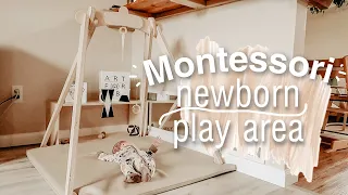 Setting up a Newborn Play Area// MONTESSORI AT HOME