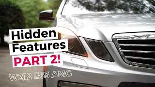 More Hidden Features on Mercedes Benz E63 AMG W212!  Secret and convenient tips and tricks!