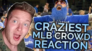 Swedish Soccer Fan Reaction to MLB Craziest and Loudest Crowd Reactions! MLB Reaction