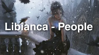 Libianca - People (sped up+reverb) ft. Becky G - lyrics video