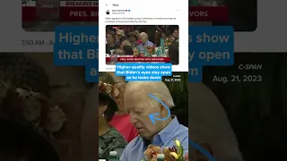 Did Biden fall asleep during a Maui event?
