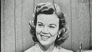 What's My Line? - James Kilgallen [Dorothy's father!]; Nanette Fabray (Nov 18, 1956)