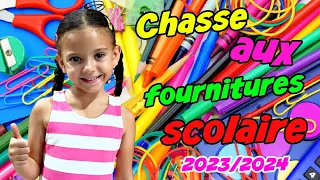 KAMILIA - CHASSE aux FOURNITURES SCOLAIRES 2023 2024 au CP