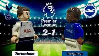 Tottenham 2-1 Brighton | Highlights in LEGO