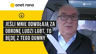 Czarzasty: jeśli mnie odwołają za obronę ludzi LGBT, to będę z tego dumny