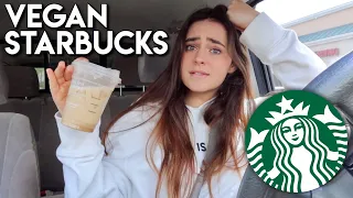 TRYING VEGAN STARBUCKS DRINKS