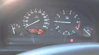 BMW e34 Engine Start