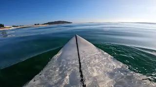 SURFING SUPER GLASSY CONDITIONS! (RAW POV)