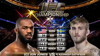 jon jones vs alexander gustafsson highlights