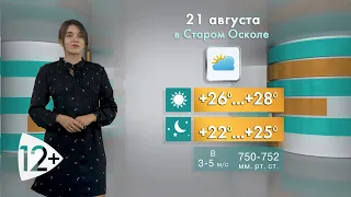 Прогноз погоды в Старом Осколе и Губкине на воскресенье, 21 августа