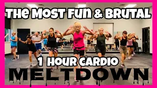 The Most Fun & Brutal 1 Hour Cardio Meltdown